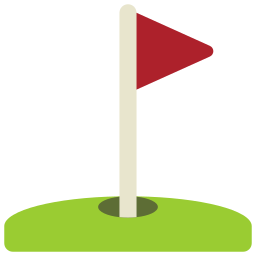 Golf hole icon