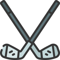 Golf clubs icon