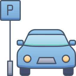 Parking car icon