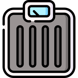 Weight scale icon