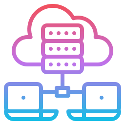 Cloud network icon