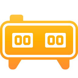 Digital clock icon