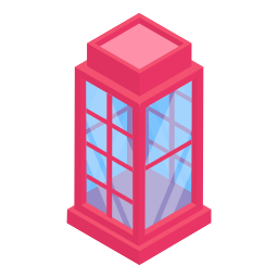 Phone booth icon