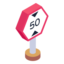 Speed limit icon