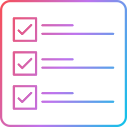 lista de controle Ícone