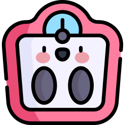 Weight scale icon