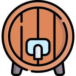 Wine barrel icon