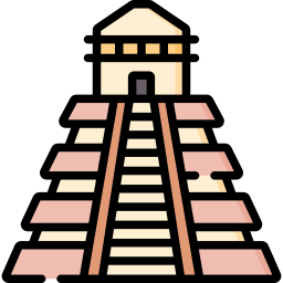 aztekische pyramide icon