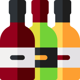 Wine bottles icon