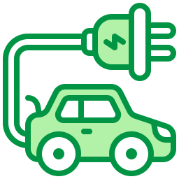 Electric car icon