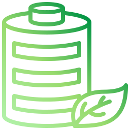 Eco battery icon