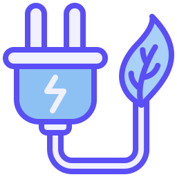 Green power icon