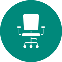 Office chair icon