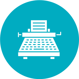 Typewriter icon