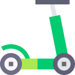 Kick scooter icon