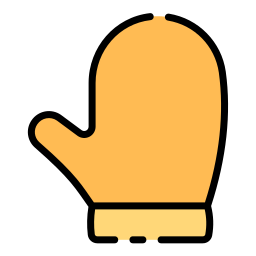 Winter gloves icon