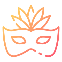 Carnival mask icon