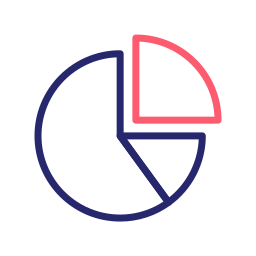diagramme circulaire Icône