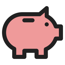 Piggy bank icon