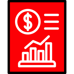 la finance Icône