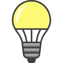 led-glühbirne icon