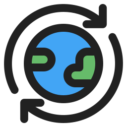 Earth cycles icon