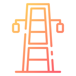 Electric tower icon