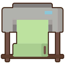 Printing machine icon