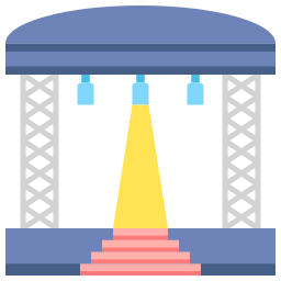 Stage lights icon