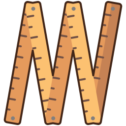 Measure tape icon