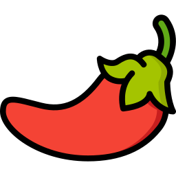 rote chilischote icon