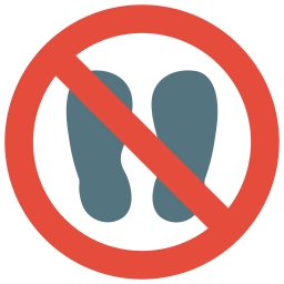 Warning sign icon