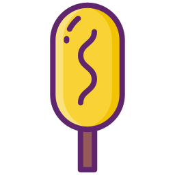 corn dog icoon