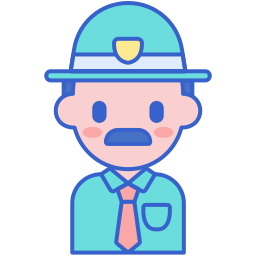 Park ranger icon