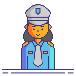 officier de police Icône