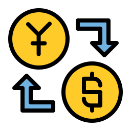 Money exchange icon