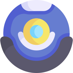 Robot vacuum cleaner icon