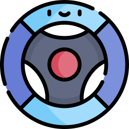 Steering wheel icon