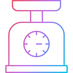 Weight scale icon