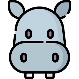 Hippopotamus icon