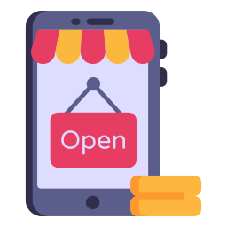 Online shop icon