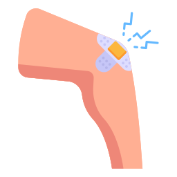 knie-beschermers icoon