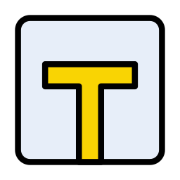 Road sign icon