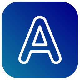 Letter a icon