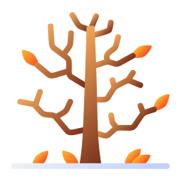 Dry tree icon