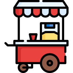 Food cart icon