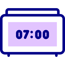 Digital clock icon