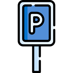 Parking sign icon