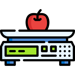 Weight scale icon