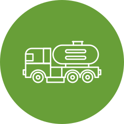 Tanker truck icon